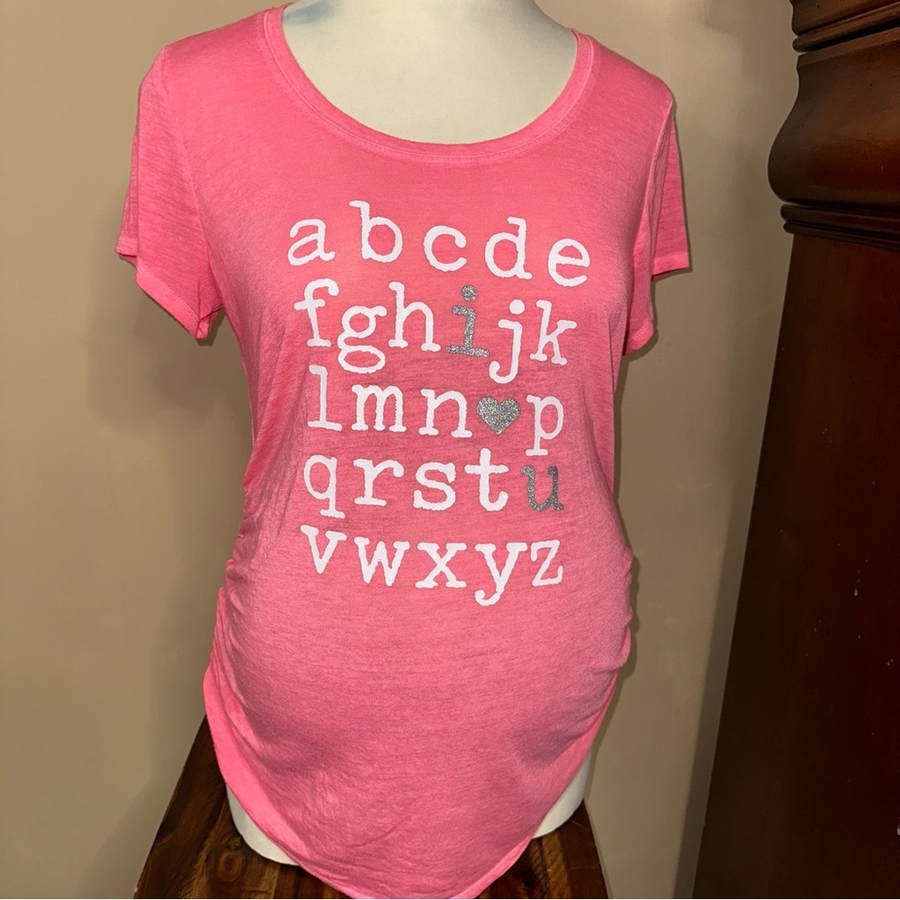 Motherhood Maternity Pink Top